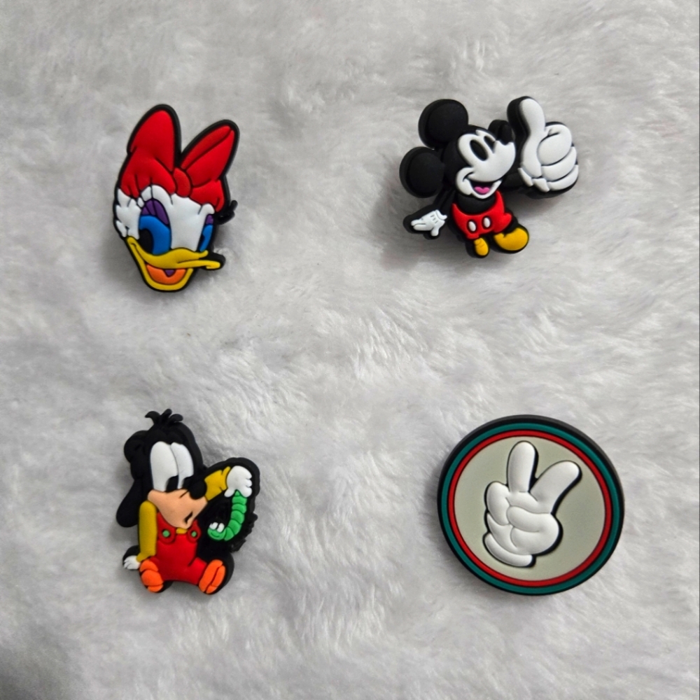 Disney Character Shoe Charms Set
